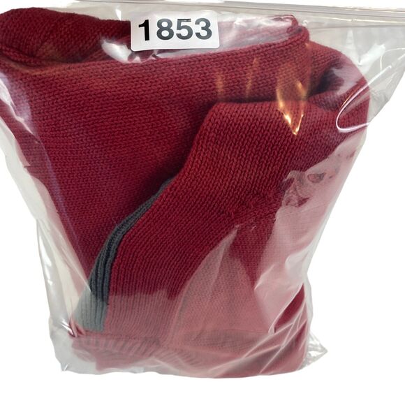 Old Navy Sweater Mens XL Red Knit 100% Cotton Long Sleeve Crew Neck Pullover - Picture 10 of 10